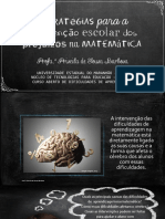 Slide 04 - Estratégias para A Intervenção Escolar Dos Prejuízos Na Matemática PDF