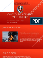 Control de Incendios y Explosiones