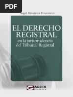 El Derecho Registral en La Jurisprudencia