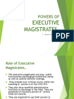 Duties and Responsibilities of Executive Magistrates - PPT From James Joseph Adhikarathil