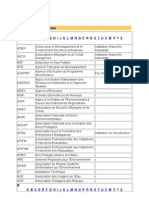 Abréviations Et Acronymes