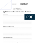 Botany Exam PDF