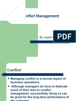 Conflict Management: by Jayati Singh