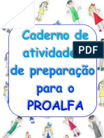 Caderno Atividades Preparacao PROALFA 2017