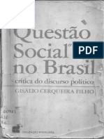 CERQUEIRA FILHO, Gisálio. A Questão Social - Capítulo 1