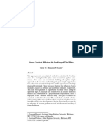 Stress Gradient Effect On The Buckling of Thin Plates