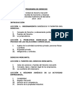 Programa de Derecho Economia Àngel Lafoz - 180918