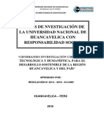 Lineas de Investigación - 2018 (Aprobado en Cu)