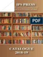 IPS PRESS Catalogue 2018-19