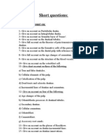 Oral Histology Quiz - Short (AmCoFam)