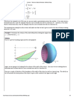 Volumes of Solids of Revolution