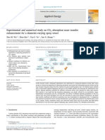 Experimental and Numerical Study On CO2 Absorption Mass Transfer