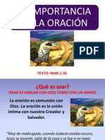 Importancia de La Oracion