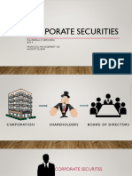 Corporate Securities: Ma. Pamela Z. Sepulveda Bsa 4 Financial Management 102 AUGUST 23, 2018