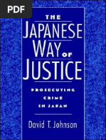 David T. Johnson-The Japanese Way of Justice - Prosecuting Crime in Japan (Studies On Law and Social Control) (2001) PDF