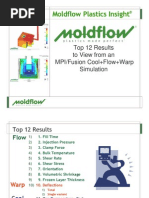 Top12-Results From Moldflow