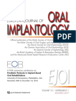 Consensus of Prostho On Implants-2017