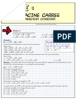 Racine Carree - Exercices Corriges PDF