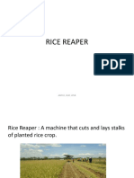 Rice Reaper: Amtec, Ceat, Uplb