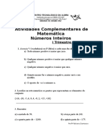 Atividades Complementares de Matematica Sexta Serie