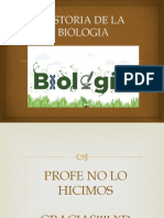 Historia de La Biología