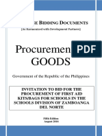 Procurement of Goods: Hilippine Idding Ocuments