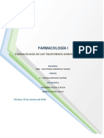 Fármacologia Ansiolíticos y Antidepresivos