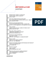 Common Mistakes at CAE PDF