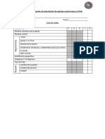 Pauta de Evaluación de Disertación de Plantas Autóctonas en Chile