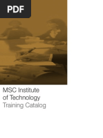 MSC TrainingCatalog