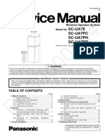 Panasonic SC Ua7e SC Ua7pc SC Ua7ph SC Ua7pr