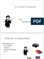 C With C++Object Oriented Programming Development: By: Suryakant Kamble