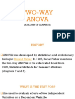 Two-Way Anova: (Analysis of Variance)