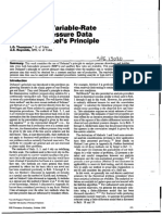 Well-Test Pressure Data Using Duhameps Principle ,: Analysis of Variable-Rate