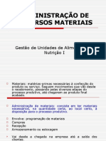 Administração de Recursos Materiais