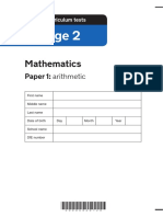 2018 Ks2 Mathematics Paper2 Reasoning