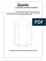 Neo Shower Enclosure Installation Instructions: Important