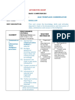 Workshop 1-Section 2 Competency STD