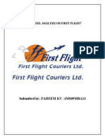 Gap Model Analysis On First Flight': Submitted By: FAHEEM KV - 1MS09MBA13