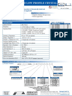 Standard Specifications:: Parameters