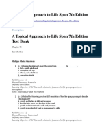 A Topical Approach To Life Span 7th Edition