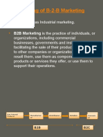 Meaning of B-2-B Marketing