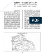 The Ottoman Houses of Haifa: Typologies of Domestic Architecture in A Late Ottoman Palestinian Town