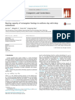 Bearing Capacity of Rectangular Footings in Uniform Clay With Deep Embedment