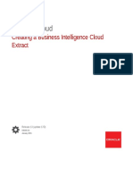 Creating Business Intelligence Cloud Extract