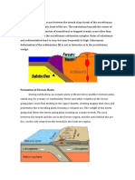 ForeArc and BackArc Basin