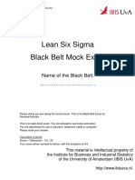 Lean Six Sigma Black Belt Mock Exam