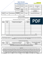 Higher Education Learning Agreement For Studies Studeifor Studies