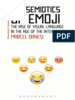 (Bloomsbury Advances in Semiotics) Marcel Danesi - The Semiotics of Emoji - The Rise of Visual Language in The Age of The Internet (2016, Bloomsbury Academic) PDF