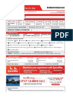 SpiceJet - E-Ticket - PNR MC5QMD - 16 Aug 2018 Chennai-Delhi For MR. PM